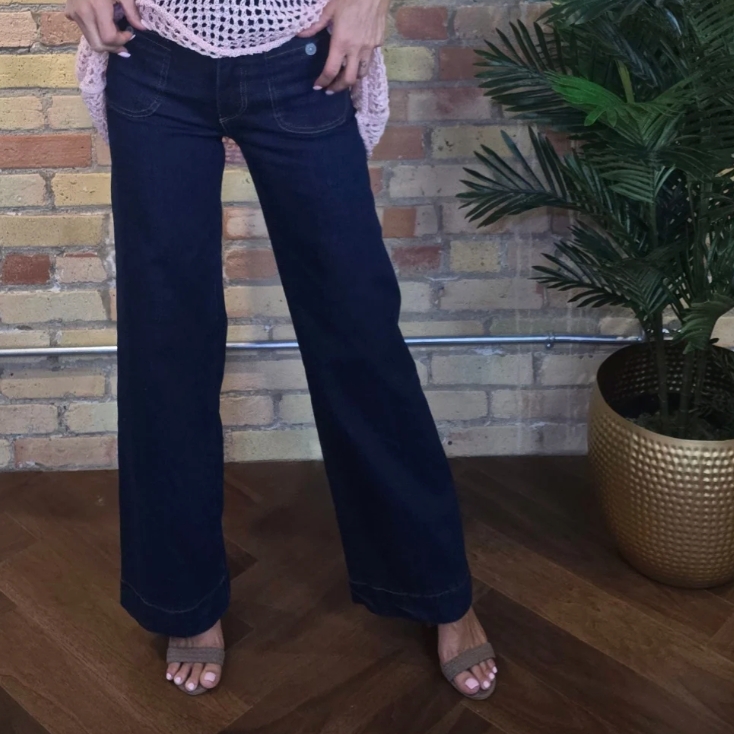 BAZ Wide Leg Boho Jeans