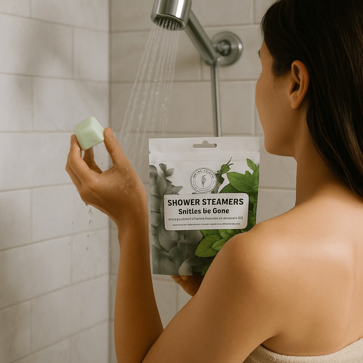 Lavender & Water Shower Steamers - Sniffles Be Gone