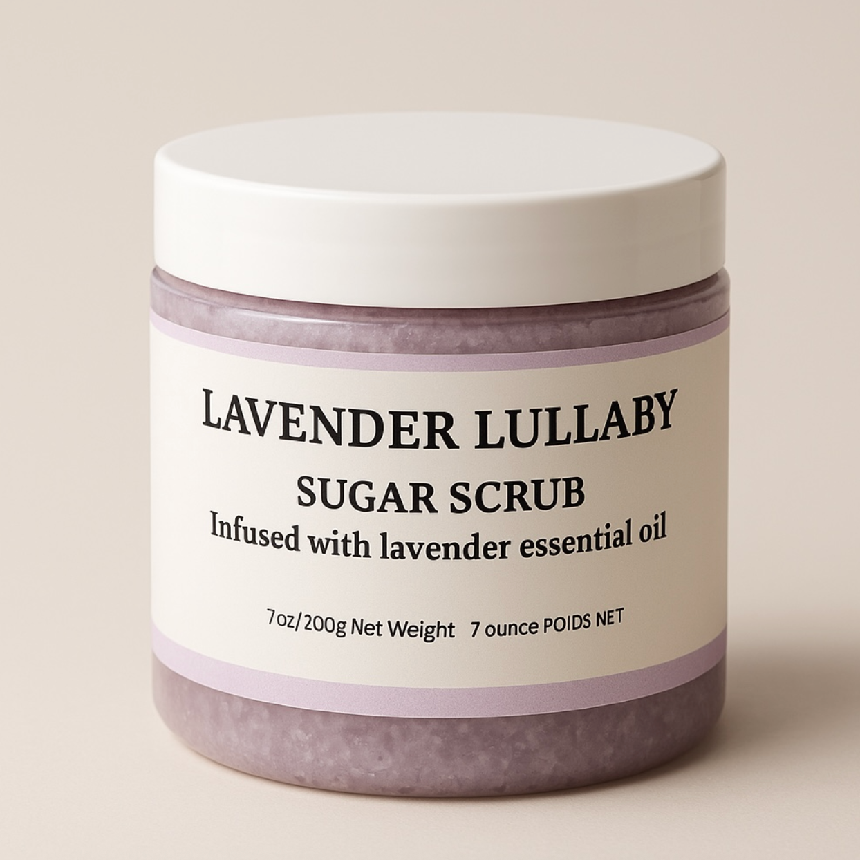 Lavender & Water Sugar Scrub - Lavender