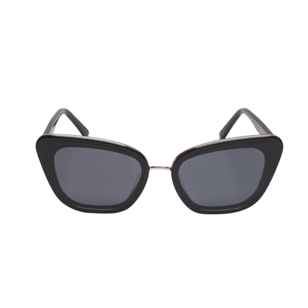 Black cat-eye sunglasses, screenshot June 26, 2025.