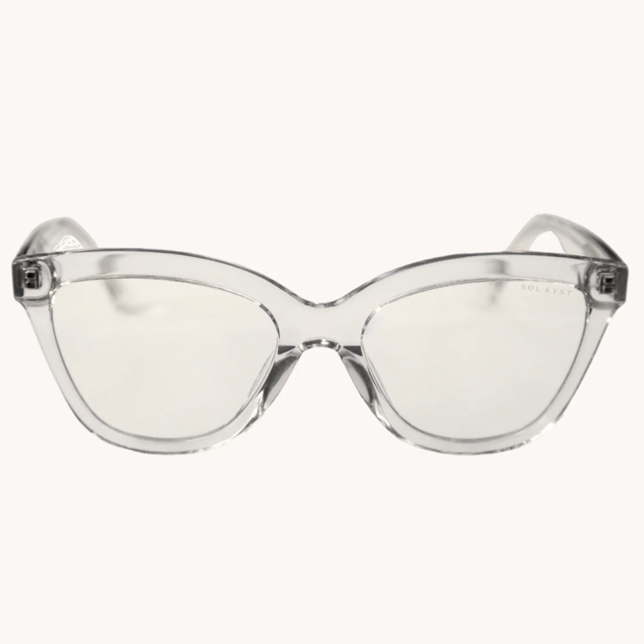 Clear cat-eye glasses, screenshot June 26, 2025