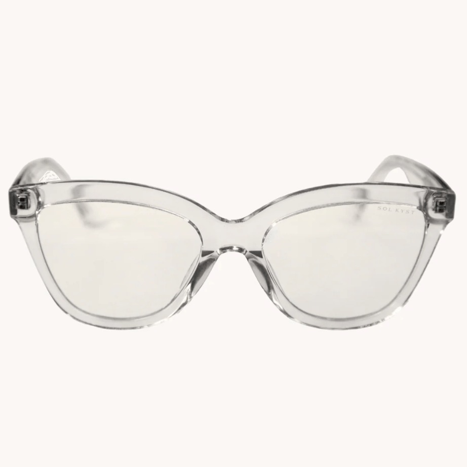 Clear cat-eye glasses, screenshot June 26, 2025