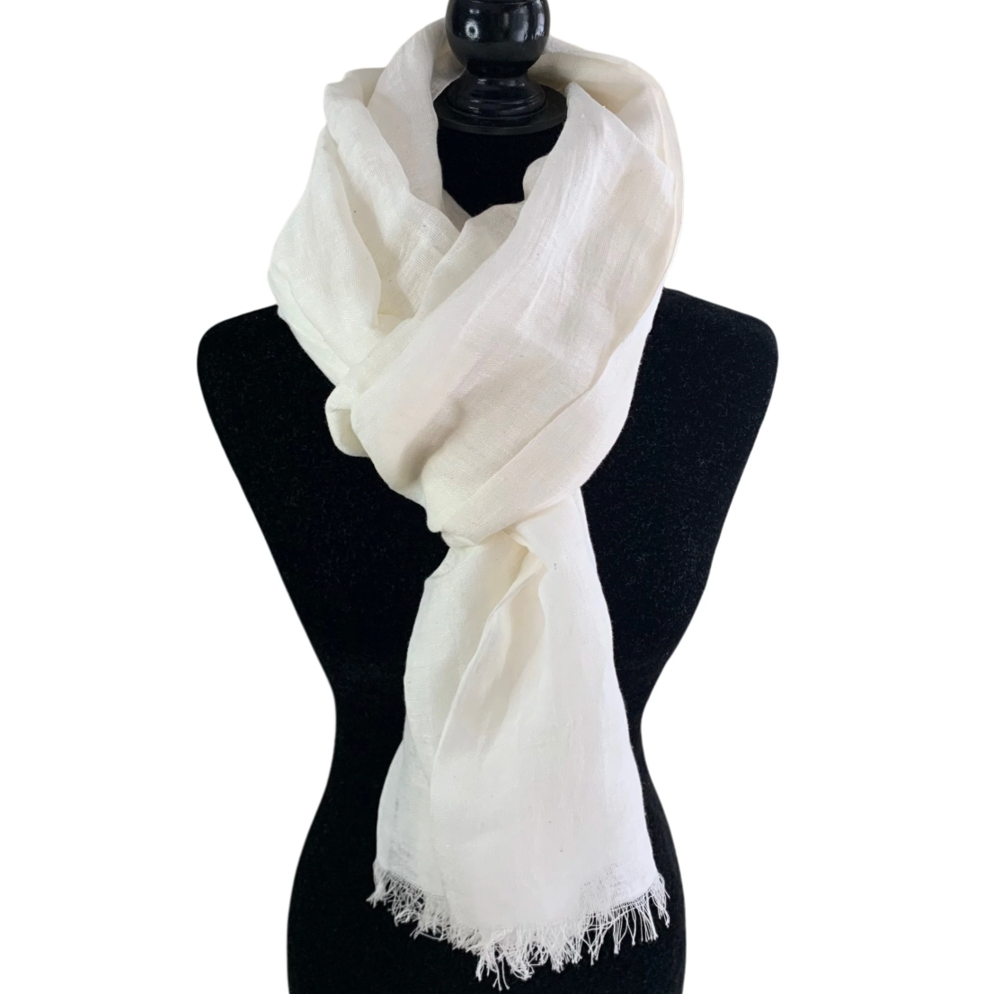 White scarf on mannequin - June 30, 2025 screenshot.