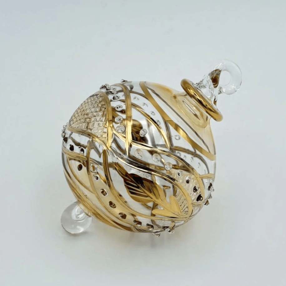 Glass Christmas ornament, screenshot from June 30, 2025.