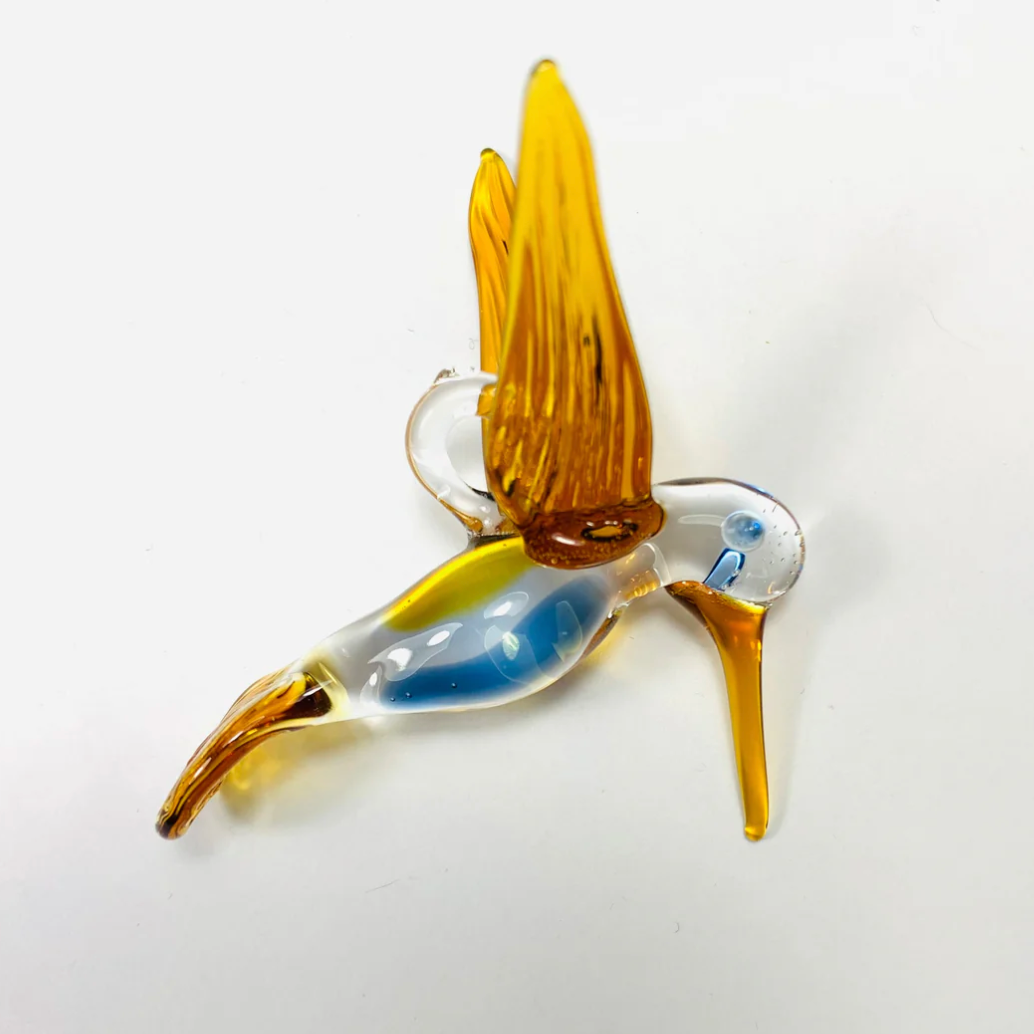 Glass hummingbird figurine, screenshot from June 30, 2025.