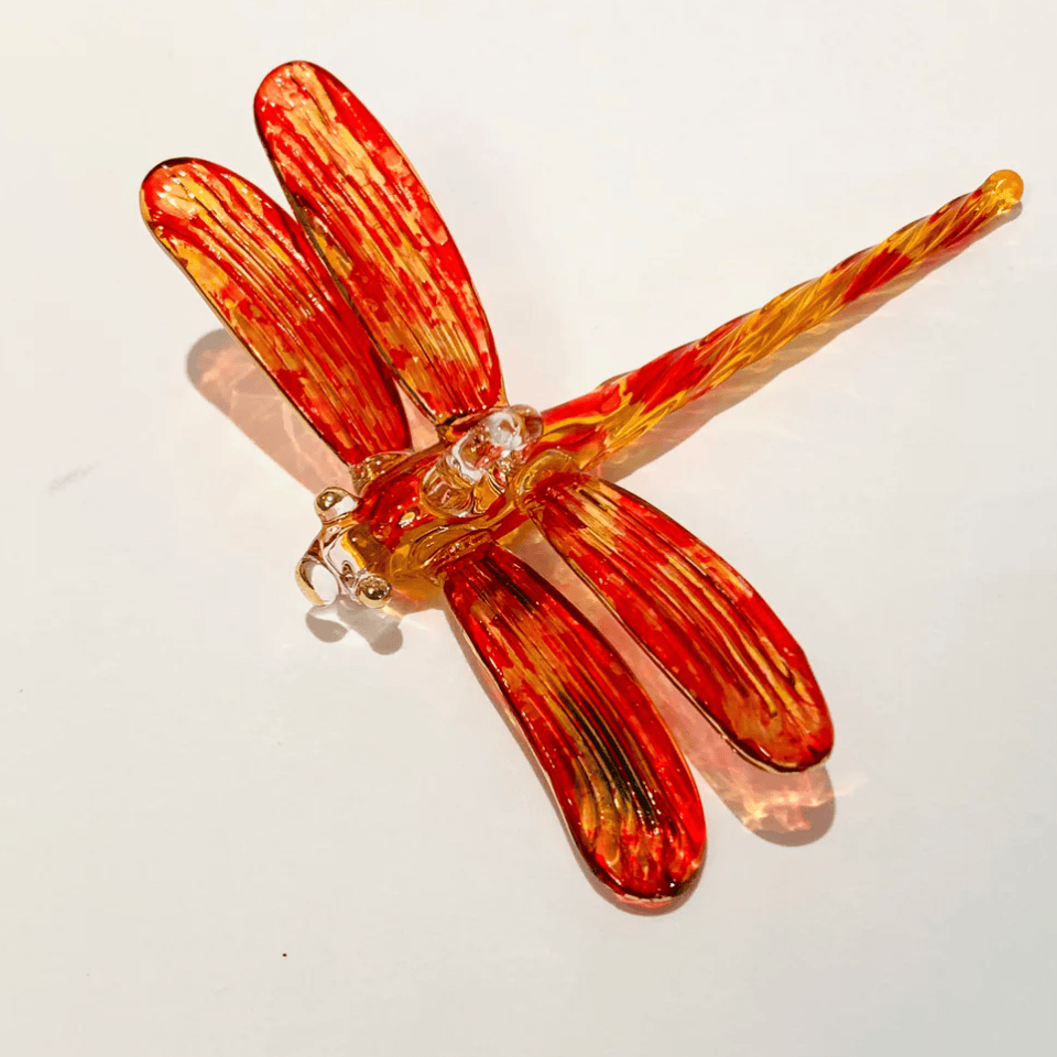 Glass dragonfly figurine, screenshot June 30, 2025