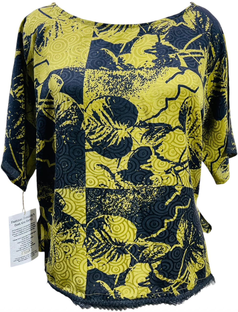 Floral print blouse screenshot, July 19, 2025.