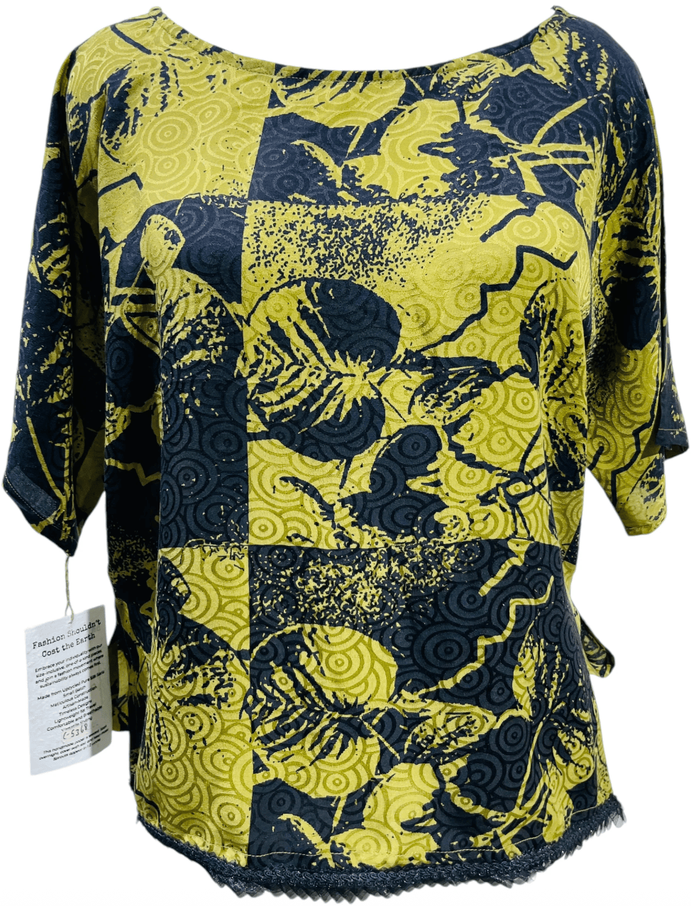 Floral print blouse screenshot, July 19, 2025.