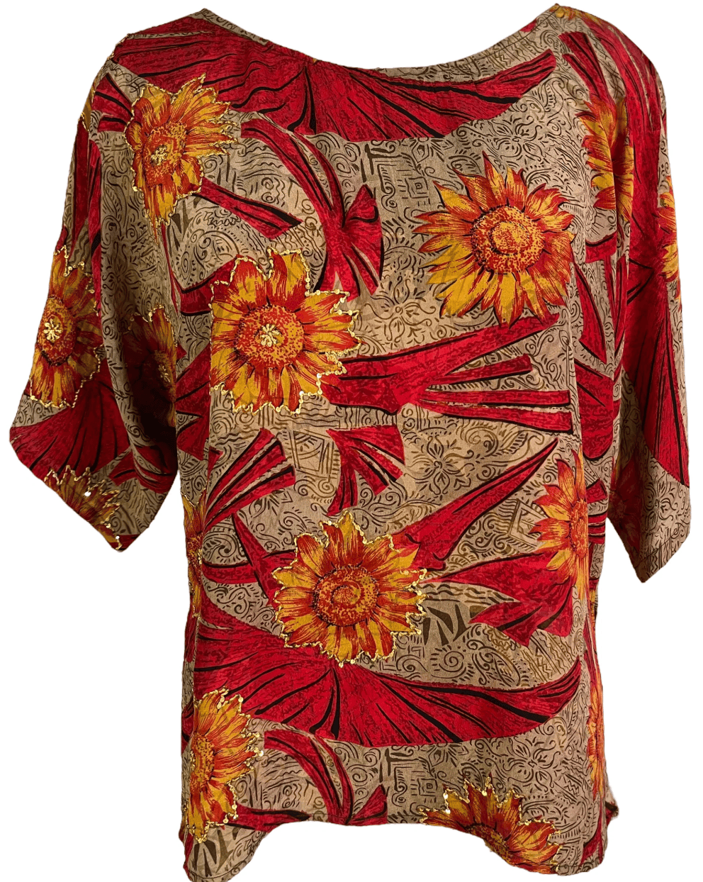 Floral print blouse, screenshot July 20, 2025