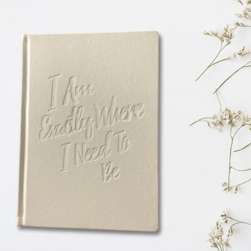 Notebook I am exactly where I need to be - screenshot August 2025