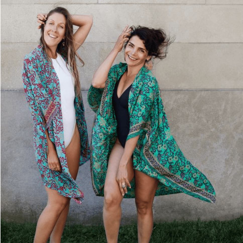 Two women in kimonos, screenshot August 16, 2025