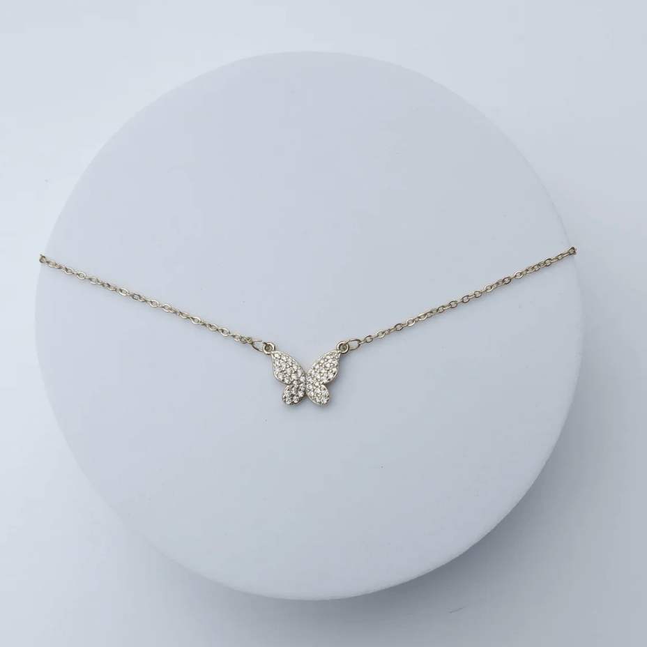Butterfly pendant necklace, screenshot August 22, 2025.