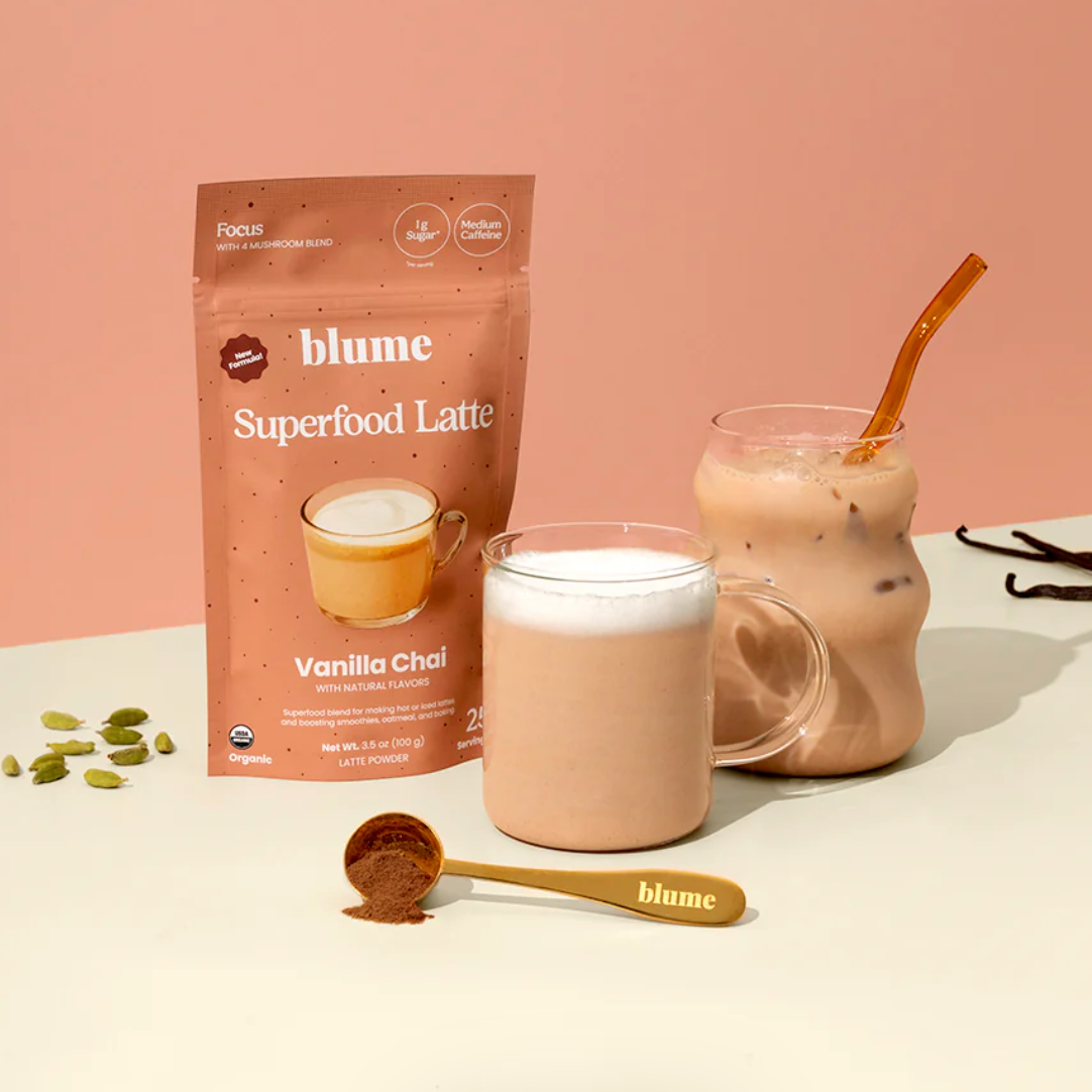 Screenshot of Blume Vanilla Chai Latte products