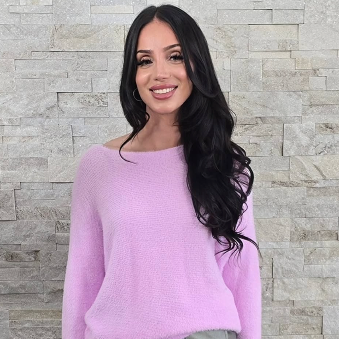 BAZ Fuzzy Batwing Sweater