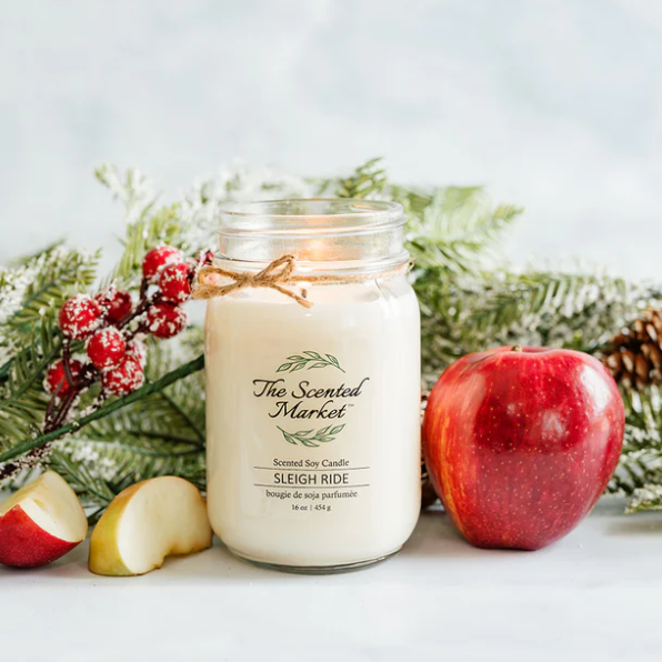 The Scented Market - SLEIGH RIDE Soy Candle