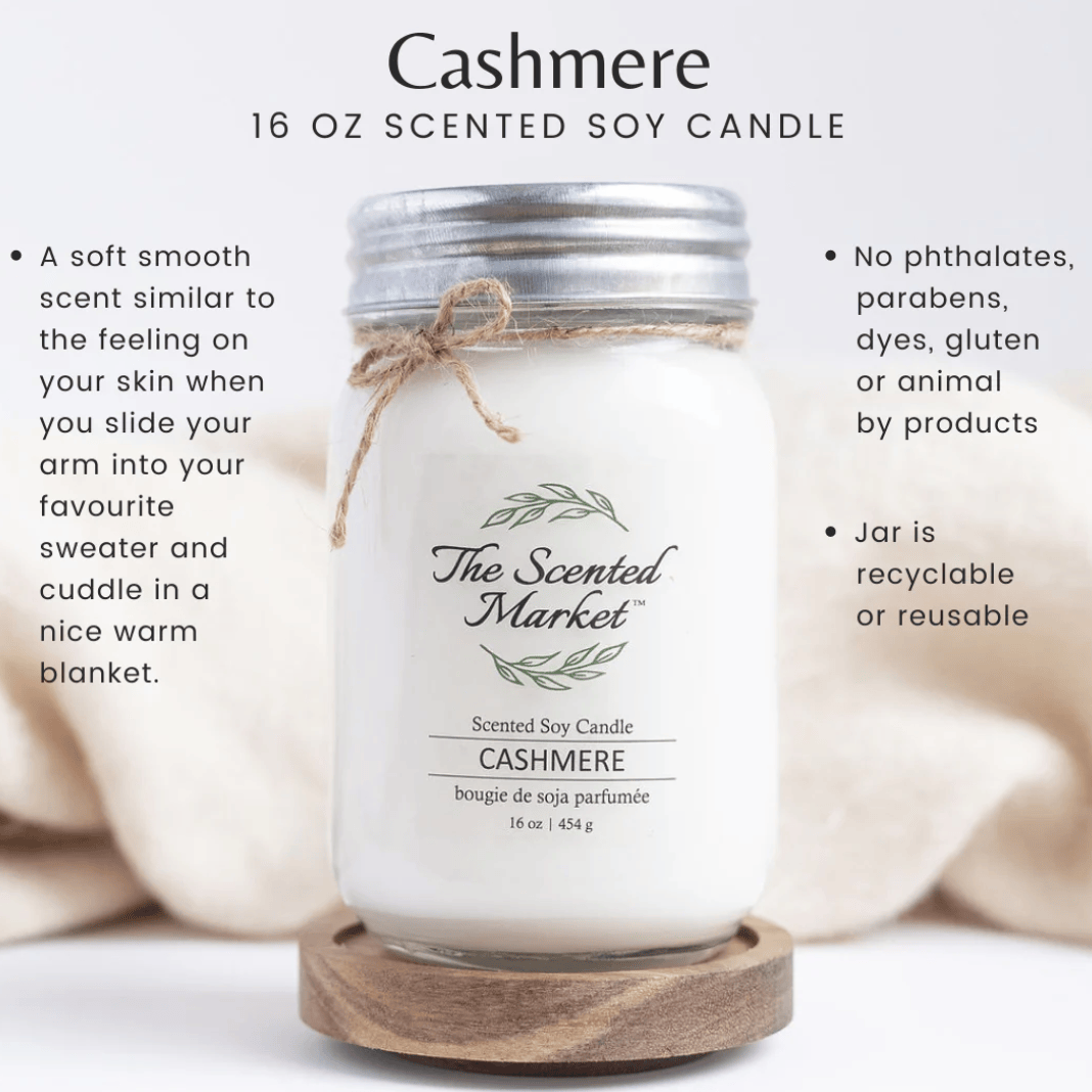 The Scented Market - CASHMERE Soy Wax Candle