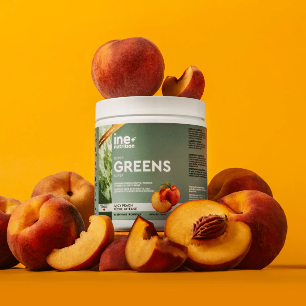 ine+ nutrition Super Greens Juicy Peach