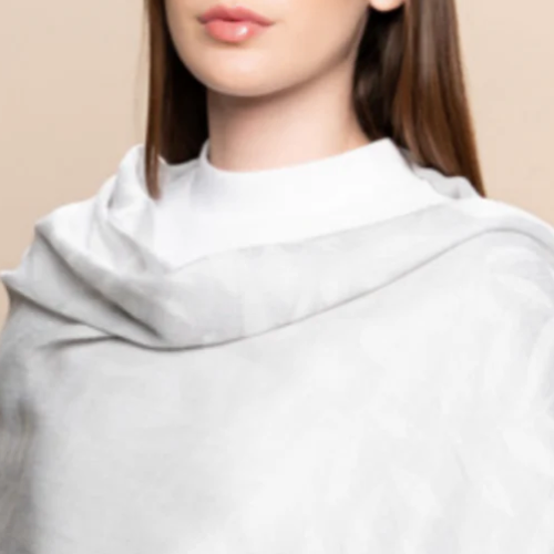 Andes Connection - JACQUARD Alpaca & Silk Shawl