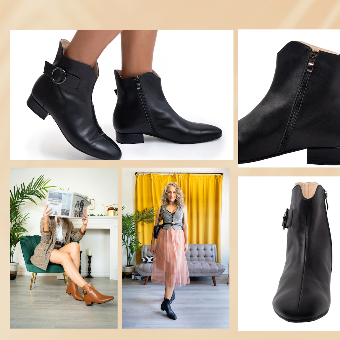 Trèsolz MILLY Leather Bootie