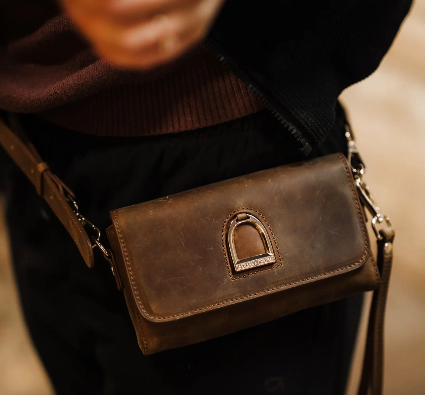 Oakbark & Chrome Rider Belt Bag