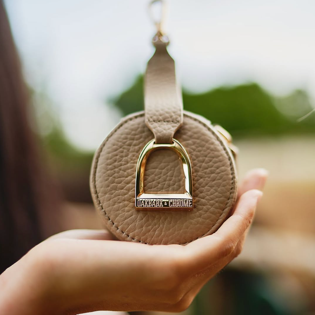 Oakbark & Chrome Accessory Keeper