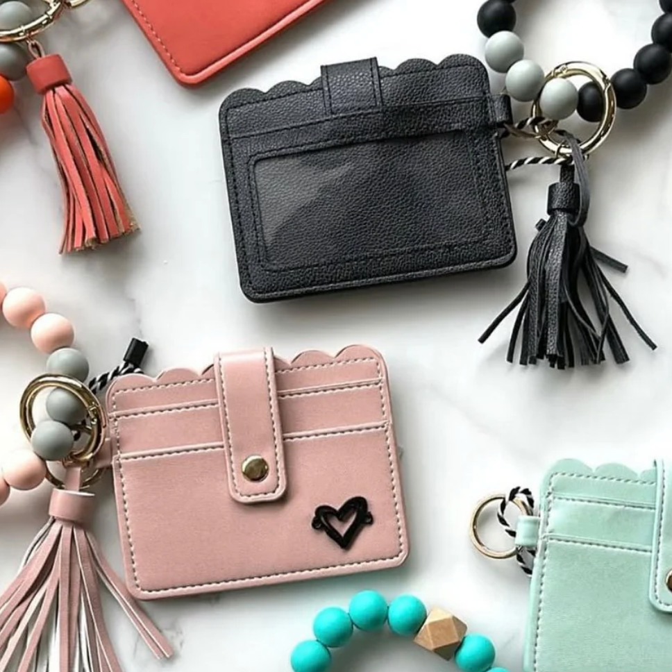 preneLOVE CALGARY Vegan Leather Bracelet Card Case