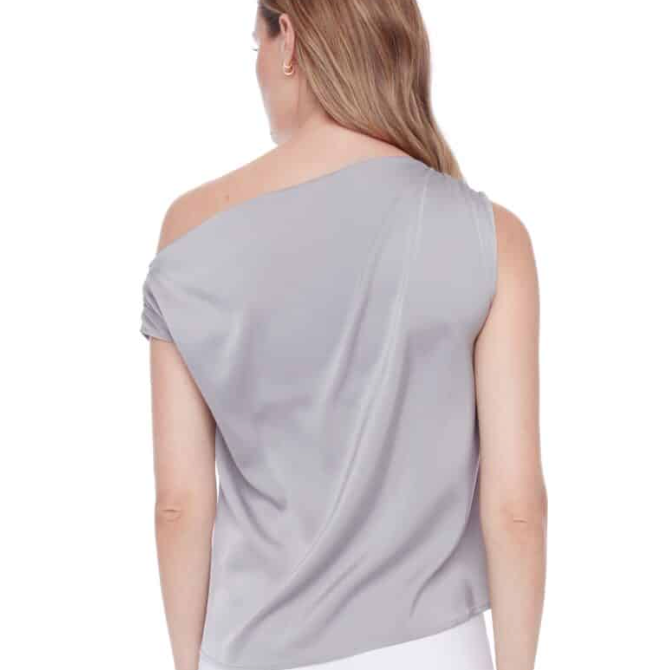 ILTM LILY Asymmetric Satin Top