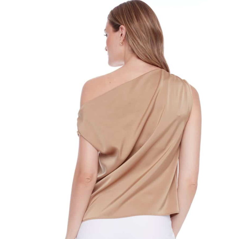 ILTM LILY Asymmetric Satin Top