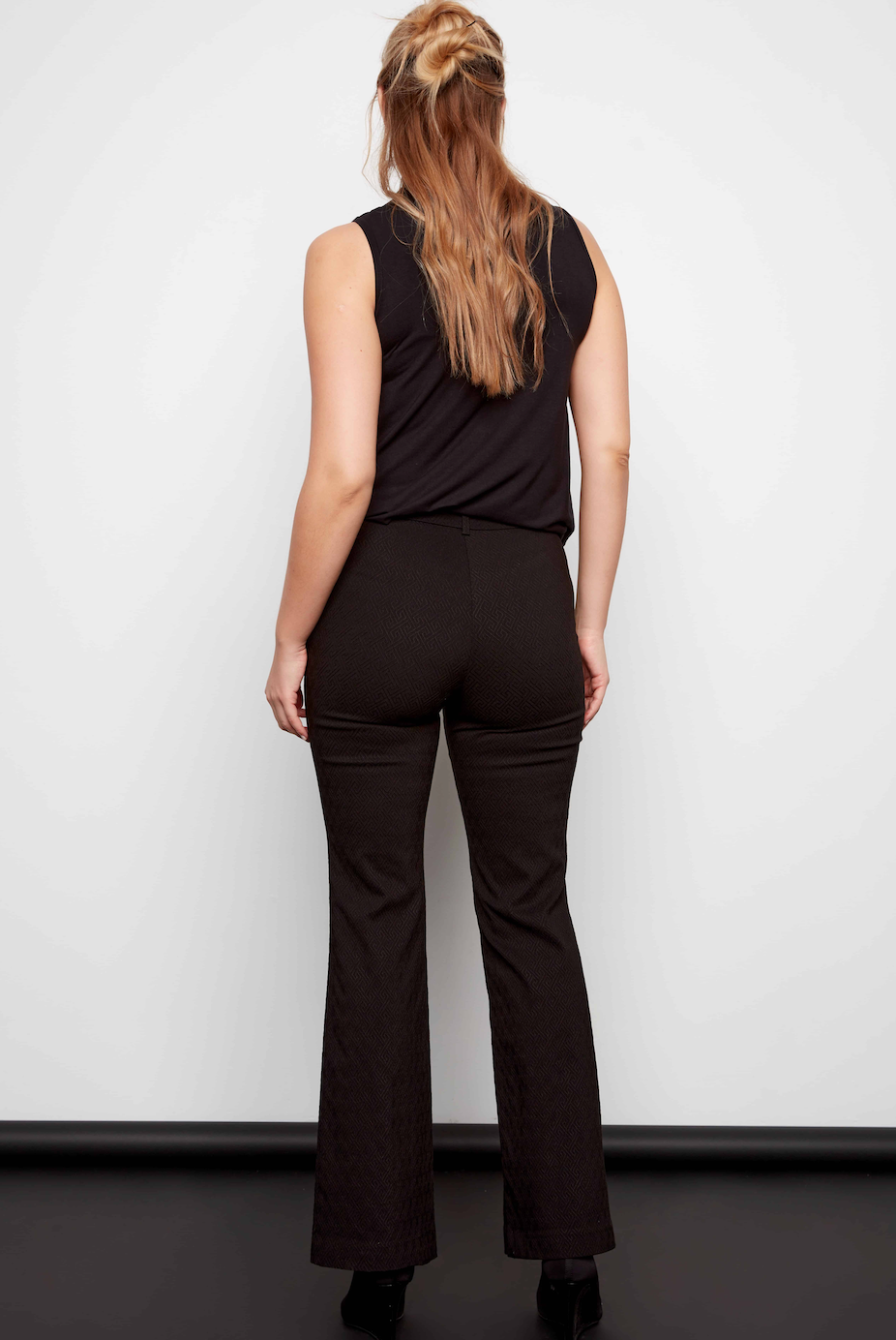 ILTM EVELYN Vex Print Techno Bootcut Pants