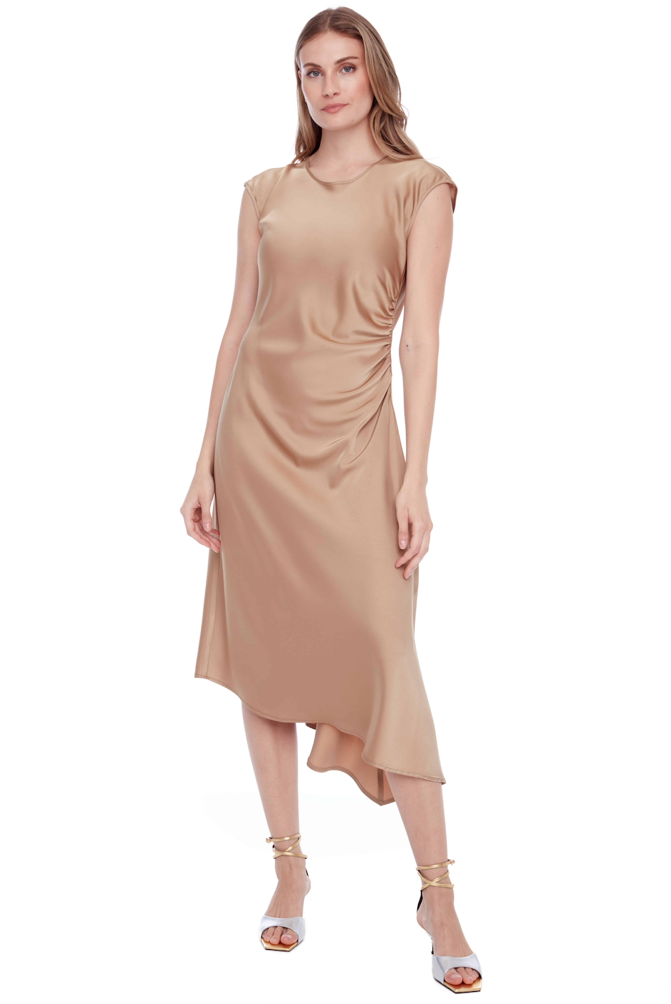 ILTM ROXY Asymmetric Satin Dress
