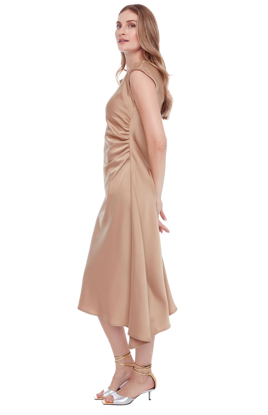 ILTM ROXY Asymmetric Satin Dress