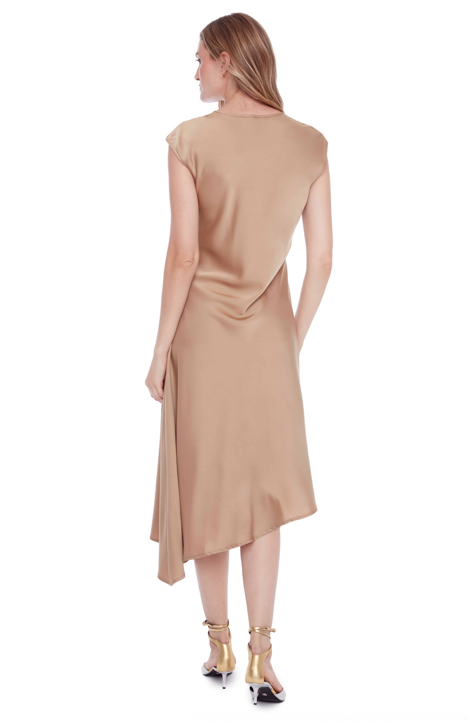 ILTM ROXY Asymmetric Satin Dress
