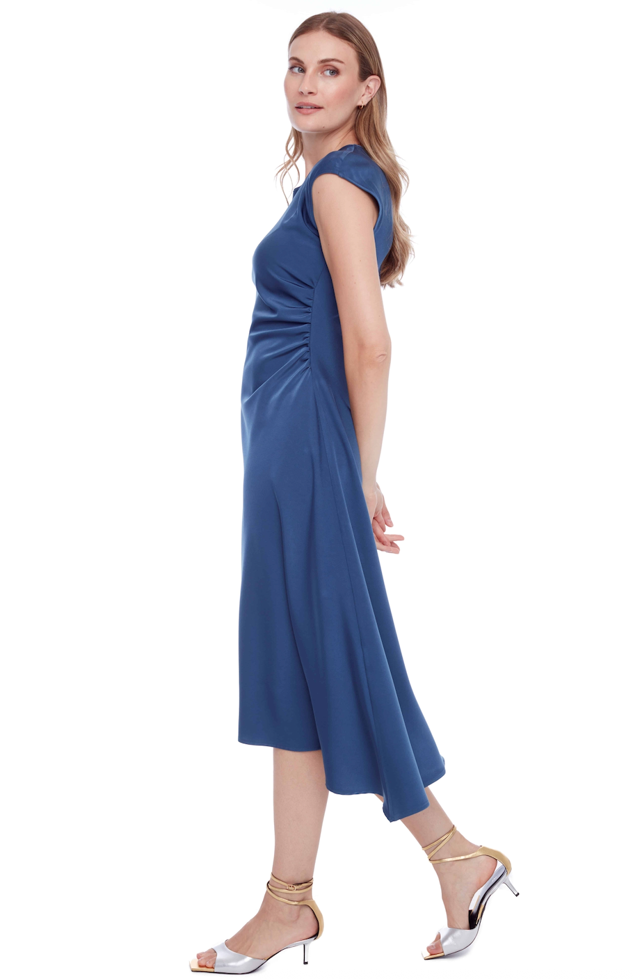 ILTM ROXY Asymmetric Satin Dress