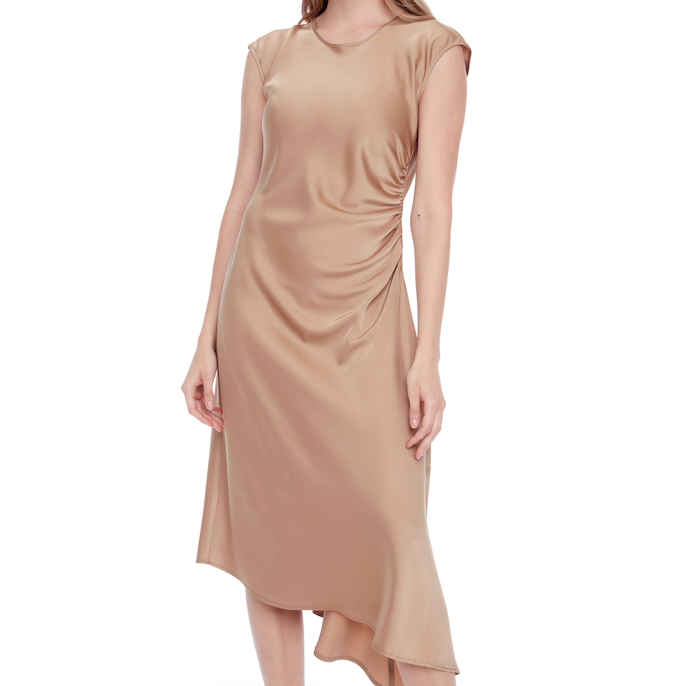 ILTM ROXY Asymmetric Satin Dress