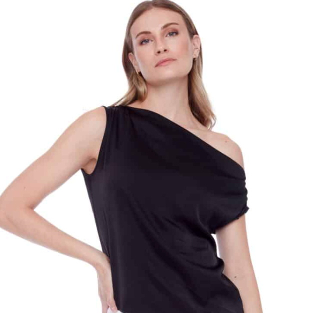 ILTM LILY Asymmetric Satin Top