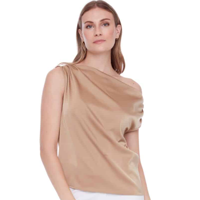 ILTM LILY Asymmetric Satin Top