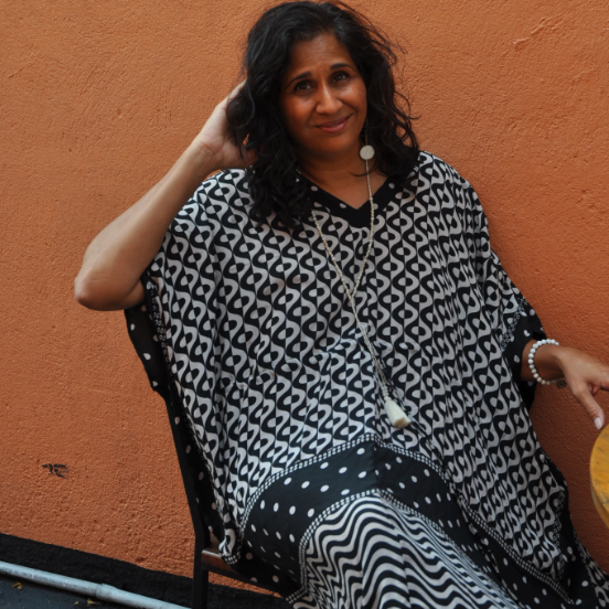 sariKNOTsari Avatar Pure Silk Maxi Length Kaftan