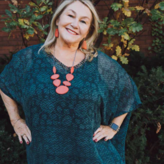 sariKNOTsari Avatar Pure Silk Short Kaftan Tunic