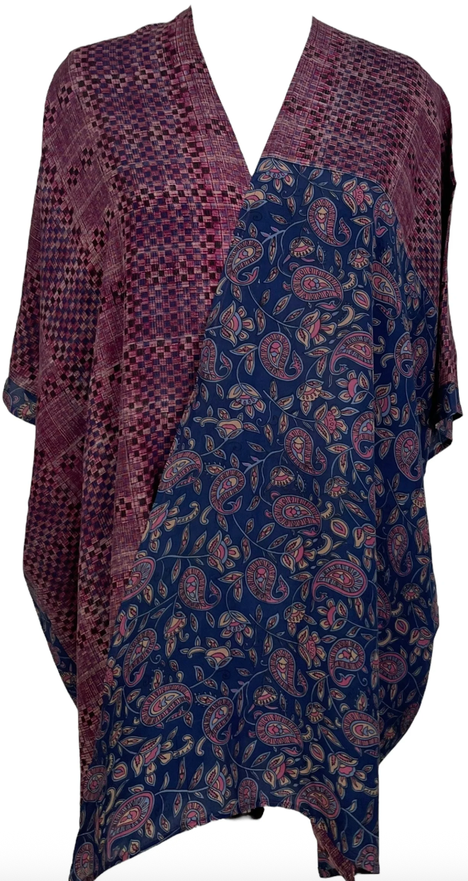 sariKNOTsari Avatar Pure Silk Cardigan