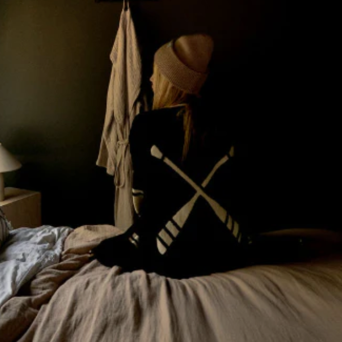 Canoe & Lake Dockside Knit Cardigan