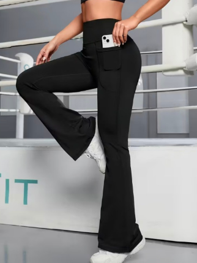 Run Free by Vee - Flared Yoga Pant with Pocket