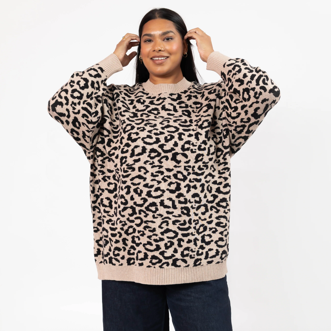 Smash & Tess LEOPARD Long Sweater