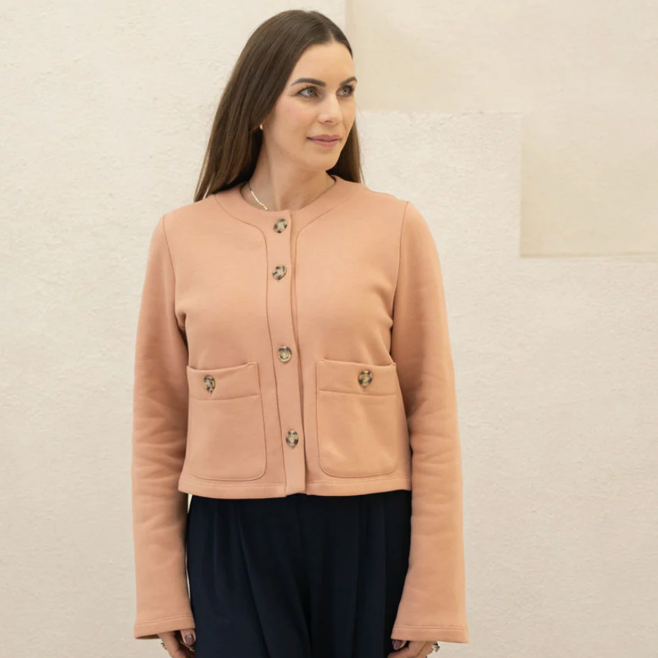 Encircled - The Tailored Organic Fleece Cardigan