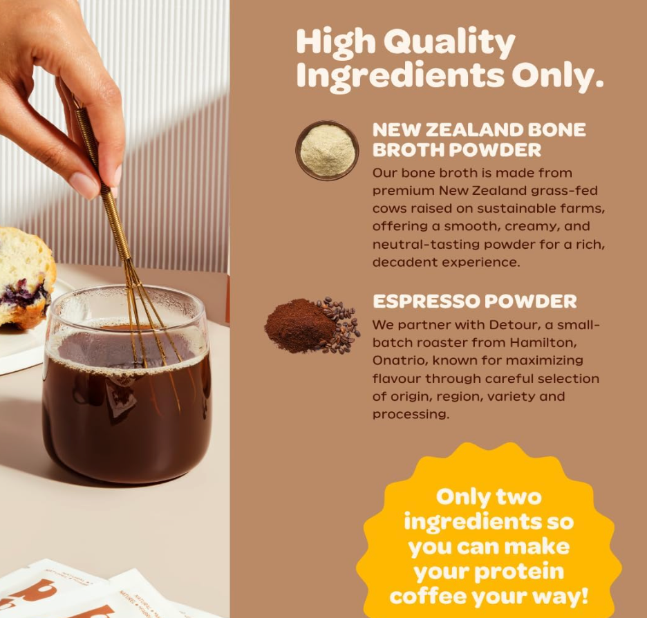 Beck's Broth Protein Instant Coffee
