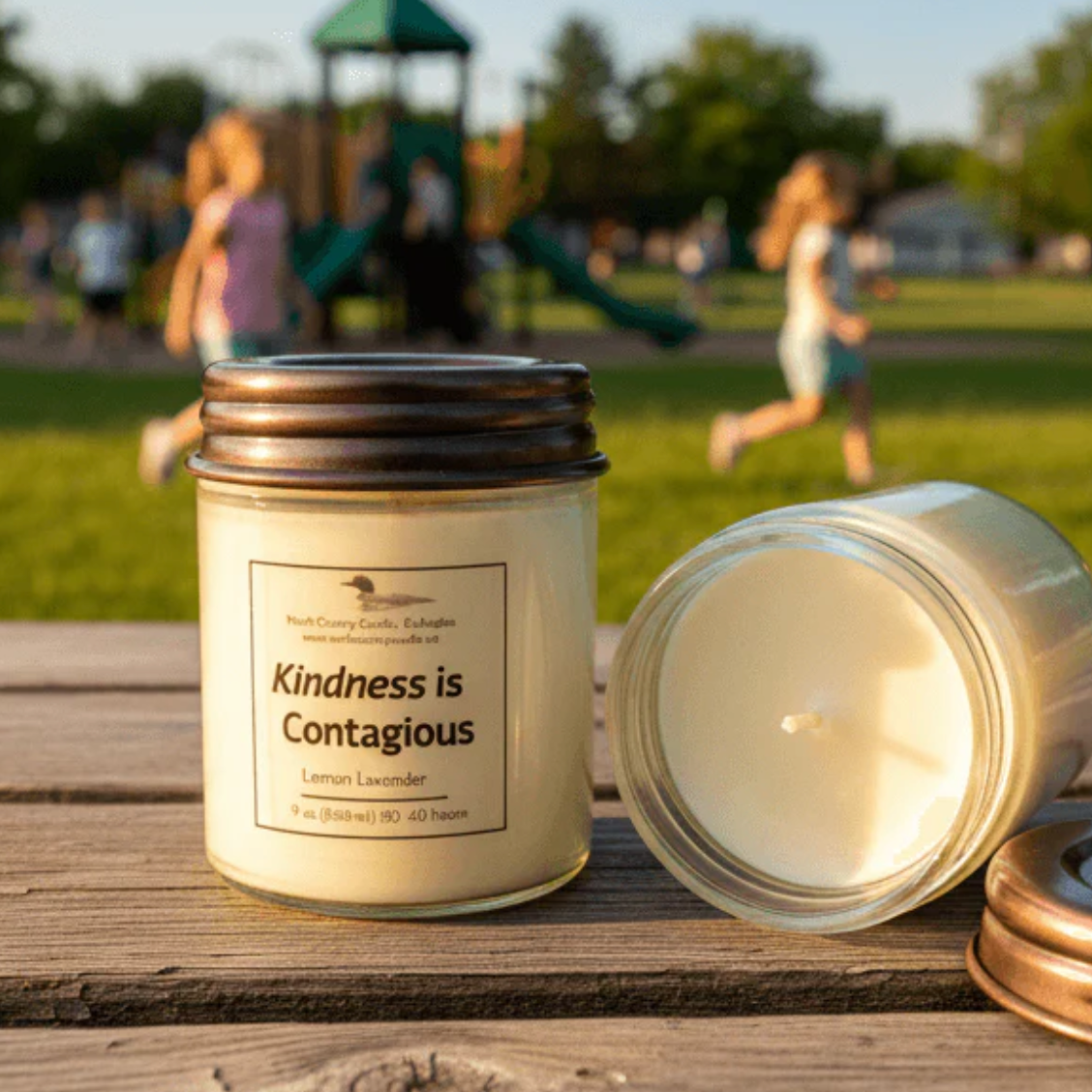 North Country Candle - SCENTIMENTS Soy Wax Candle with Copper Lid