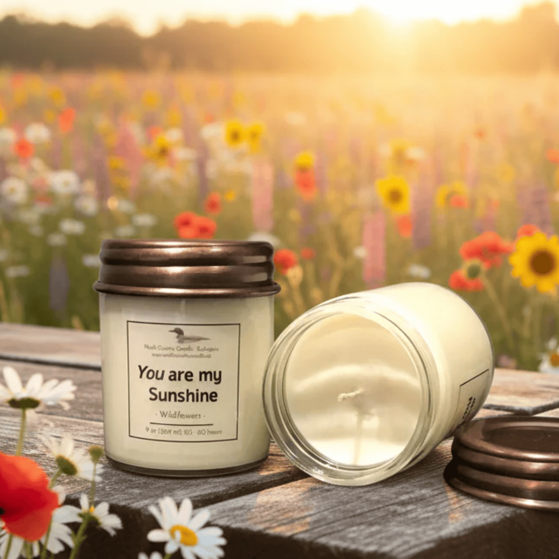 North Country Candle - SCENTIMENTS Soy Wax Candle with Copper Lid
