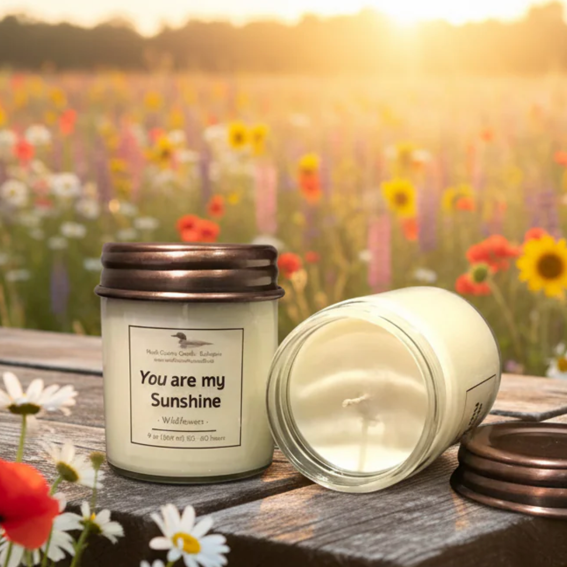 North Country Candle - SCENTIMENTS Soy Wax Candle with Copper Lid