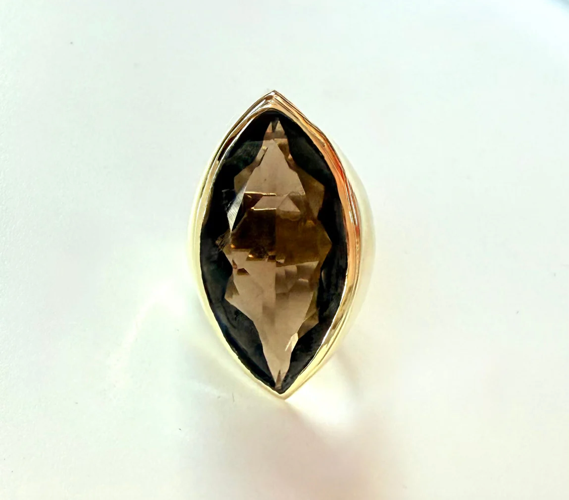 Love Not Fear HIGH PRIESTESS Gemstone Ring