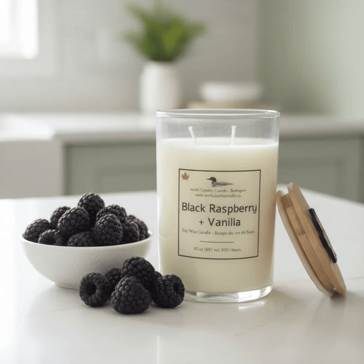North Country Candle - 30oz Soy Wax Candle with Bamboo Lid