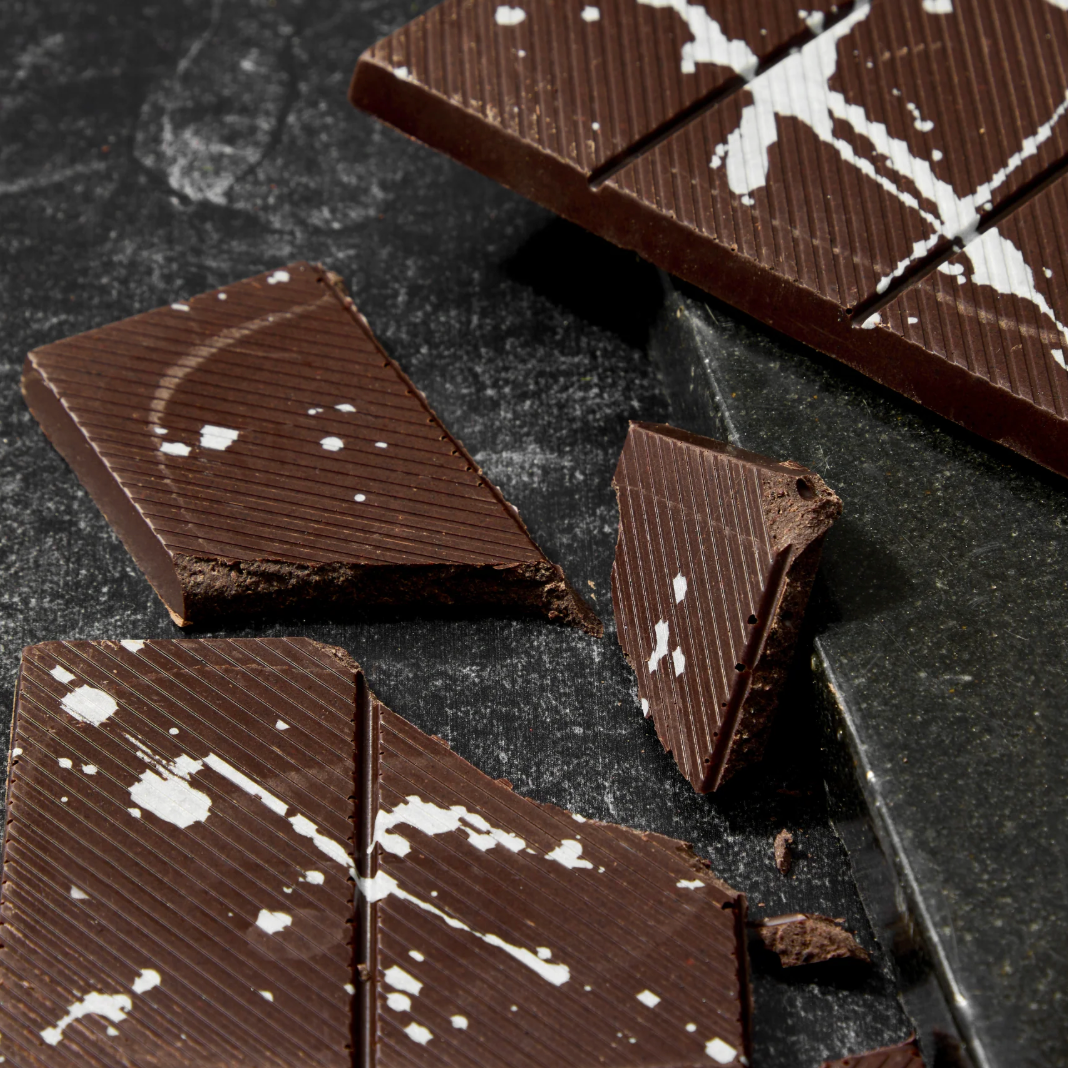 VOSGES Smashing Pumpkins "Zero" Raspberry Black Tea Dark Chocolate Bar